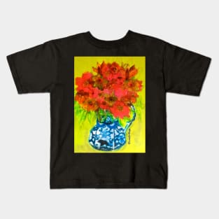 Incendiary flowers Kids T-Shirt